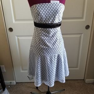 Strapless, Lace, Fit & Flair Dress